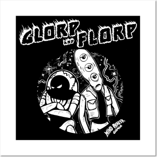 Glorp and Florp Cosmic Mean-Mug Posters and Art